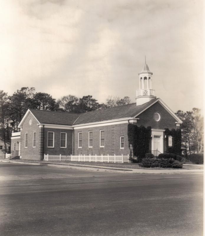 This 1960s photo shows the expansion on the west end of Westminster Presbyterian Church that took place in the late 1950s.